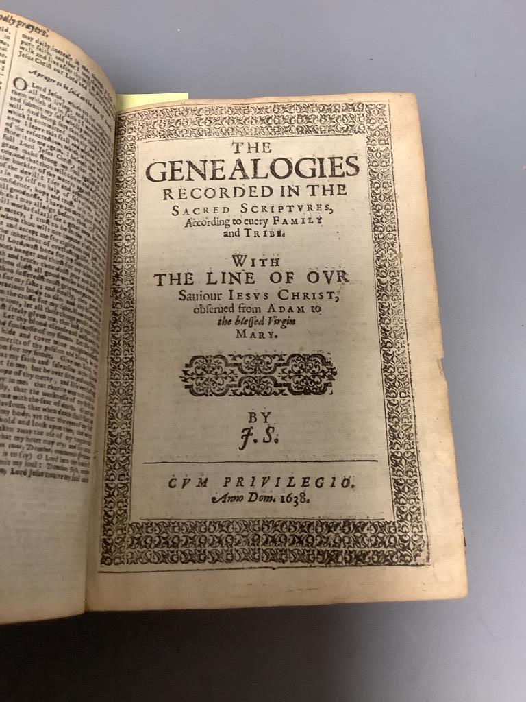 Bible (The Holy Bible...), lacks title, possibly an edition published by Robert Barker (and the Assignes of John Bill), 1640,
